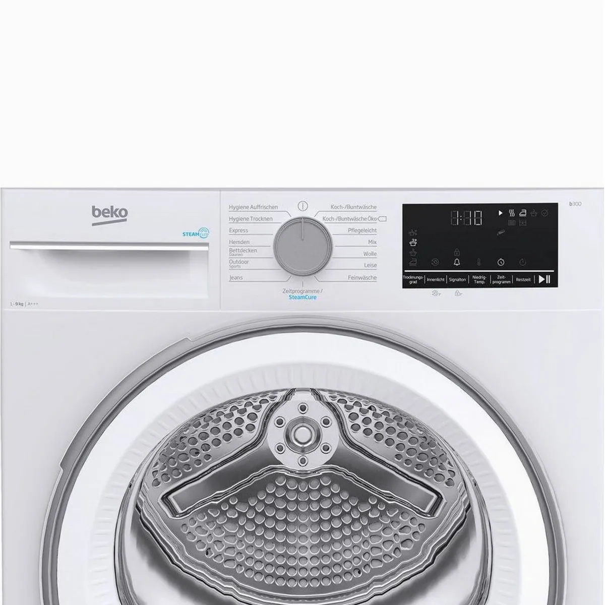 BEKO B3T32491 Wärmepumpentrockner, 9 kg Kapazität, Hygienic Refresh, Dampffunktion 5