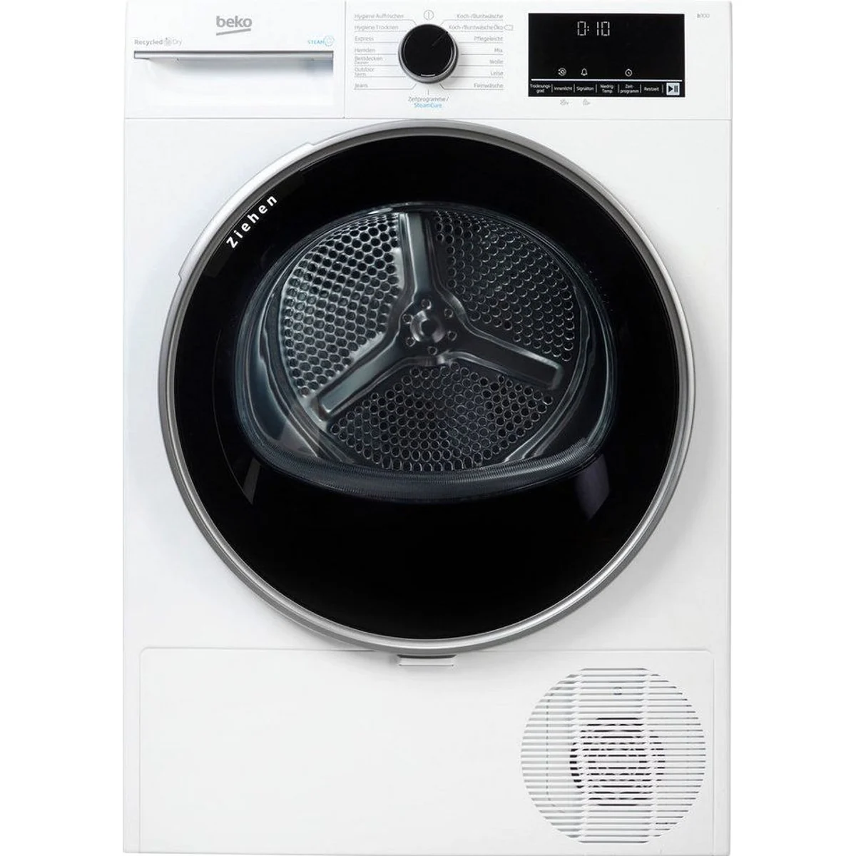 BEKO Wärmepumpentrockner B3T42249S, wechselbarer Türanschlag, bürstenloser Motor, Dampffunktion 2
