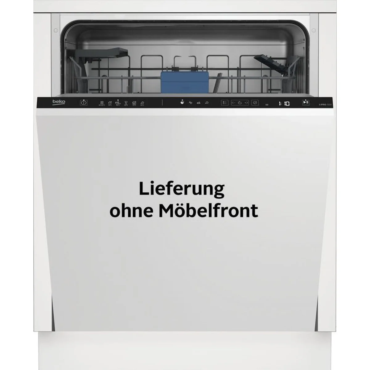 BEKO vollintegrierbarer Geschirrspüler BDIN36451, 14 Maßgedecke, TrayWash – intensive Reinigung für Backbleche