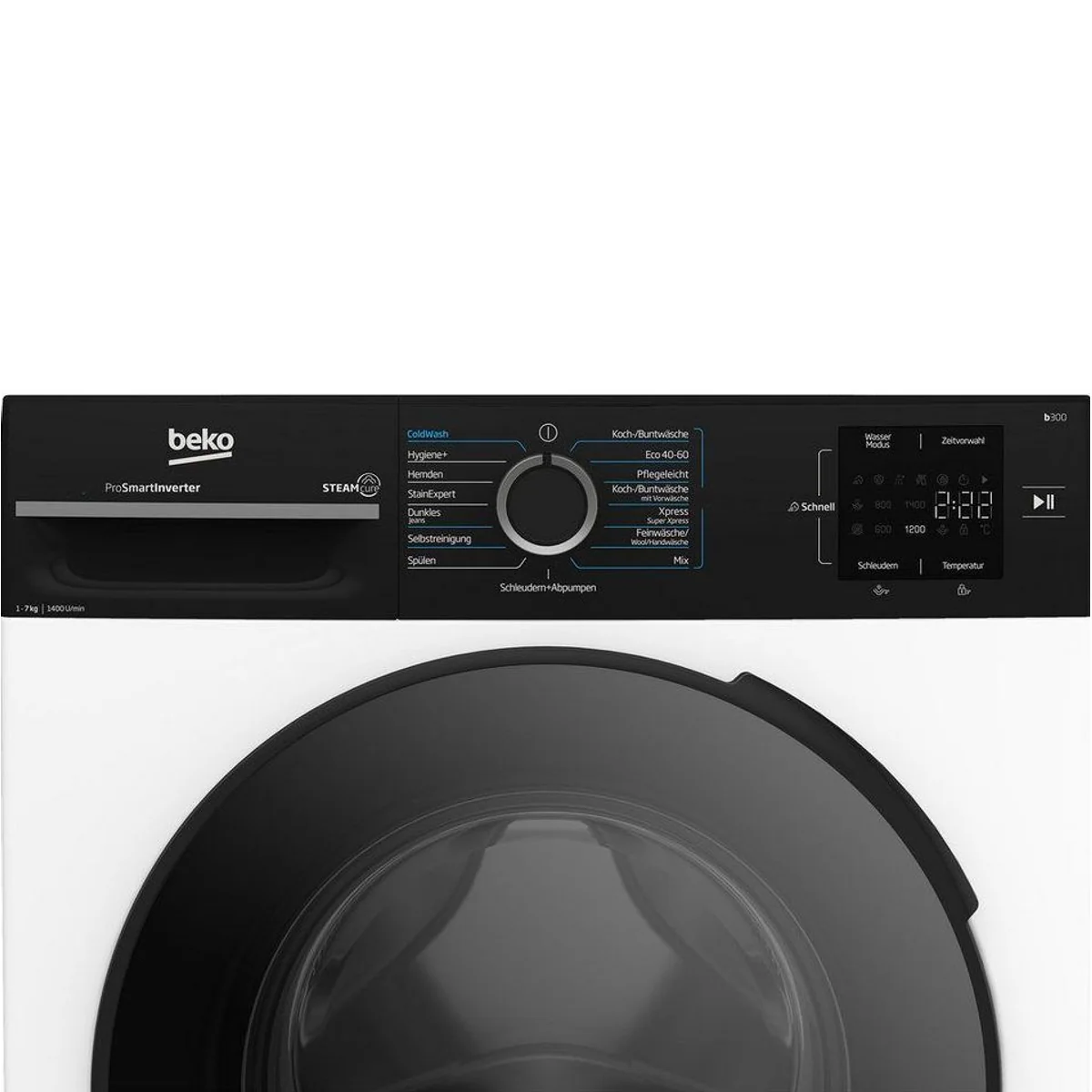 BEKO BM3WFU3741R Waschmaschine, 7 kg, 1400 U/min, Hygienefunktion, AddXtra Nachlegefunktion 5