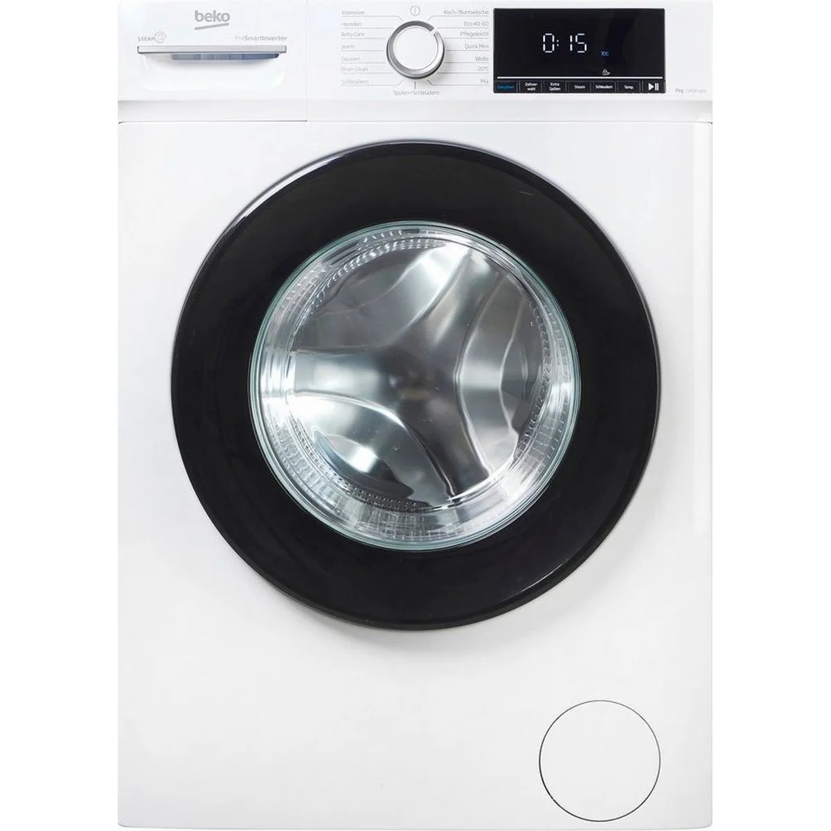 BEKO BM3WFOE741PSA Waschmaschine, 7 kg, 1400 U/min, Dampf-Funktion 3