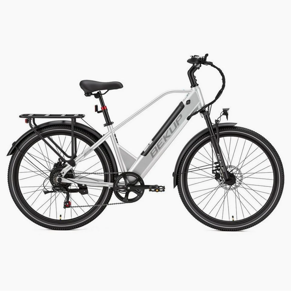 BEKUP V2 E-Bike Cityrad, 522 Wh Akku, 45 Nm, 7 Gang Shimano — für Pendler und Freizeitfahrer 2
