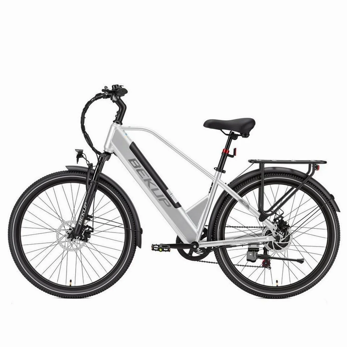 BEKUP V2 E-Bike Cityrad, 522 Wh Akku, 45 Nm, 7 Gang Shimano — für Pendler und Freizeitfahrer 3