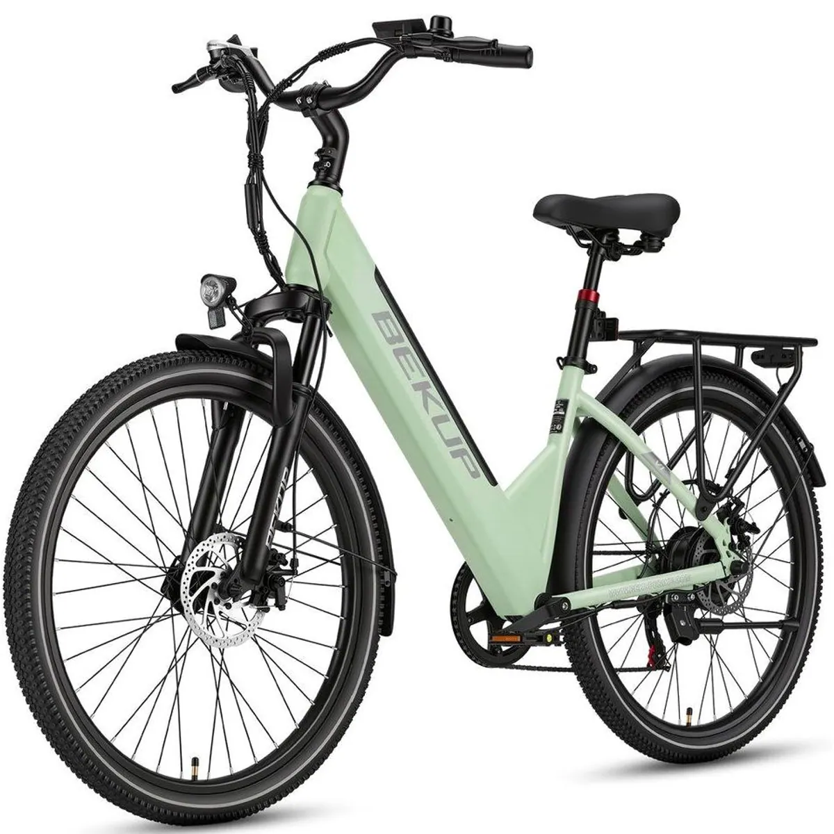 BEKUP E-Bike Cityrad, 250 W Motor, 522 Wh Akku, 7-Gang Shimano