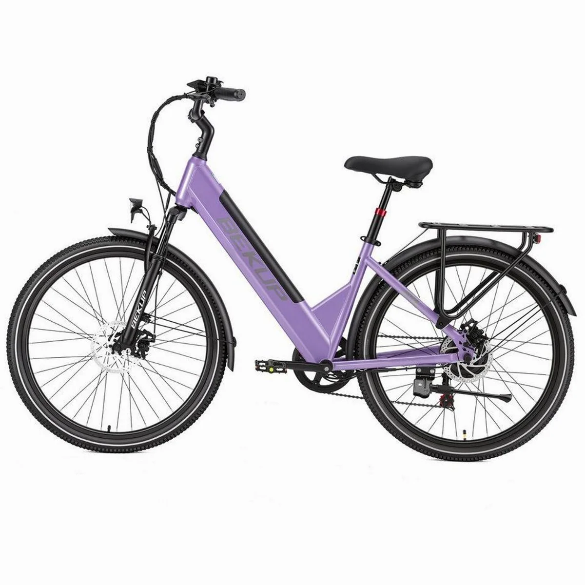 BEKUP E-Bike Cityrad V1, 522 Wh Akku, 250 W Hinterradmotor, Shimano 7-Gang 3