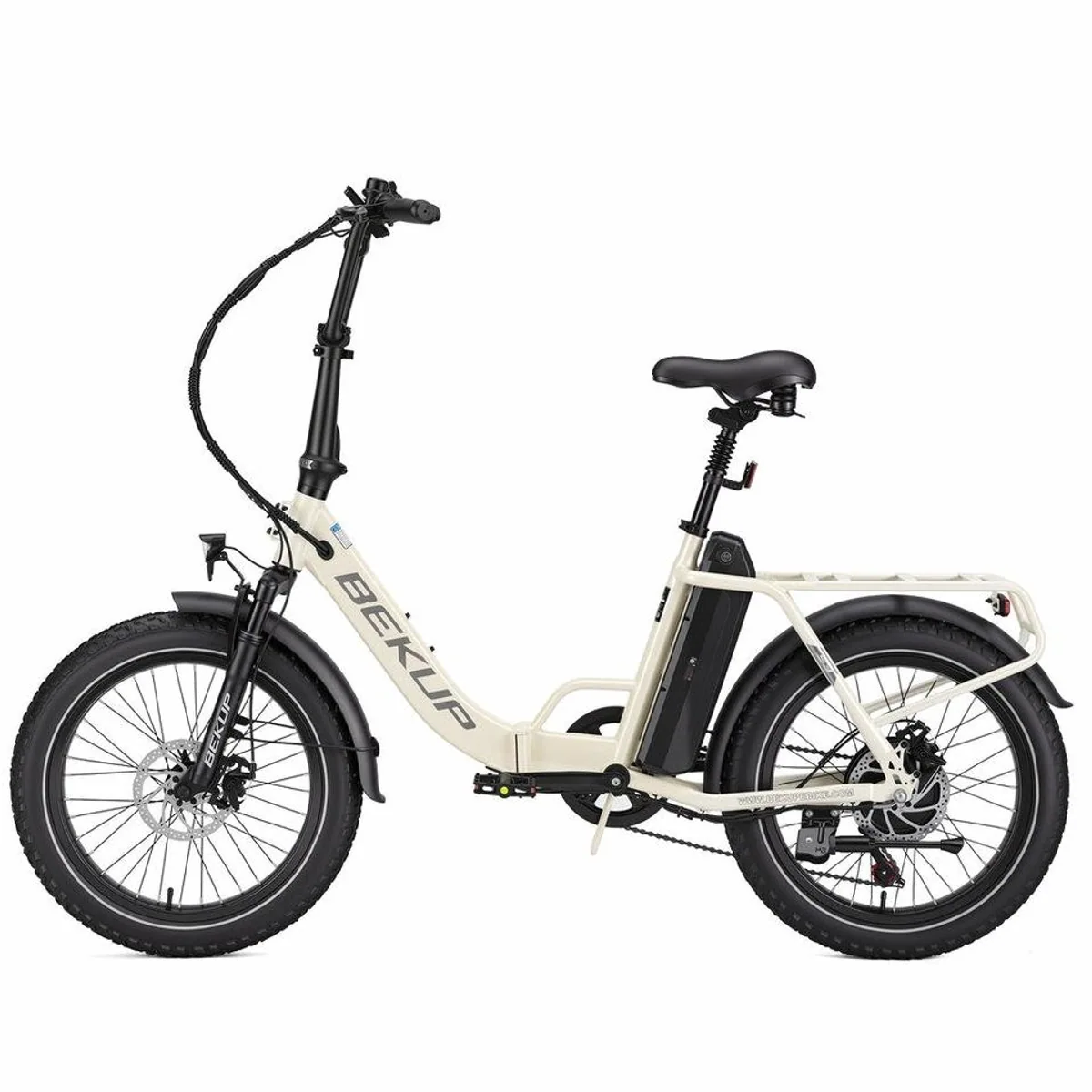 BEKUP S3 E-Bike Klapprad, 720 Wh Akku, 60 Nm Heckmotor, Shimano 7-Gang 3