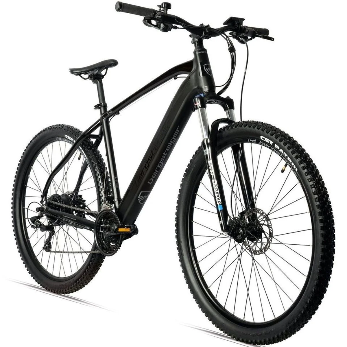 bergsteiger Cannock E-Mountainbike, 250 Watt Motor, 24 Gang, Hydraulikbremsen