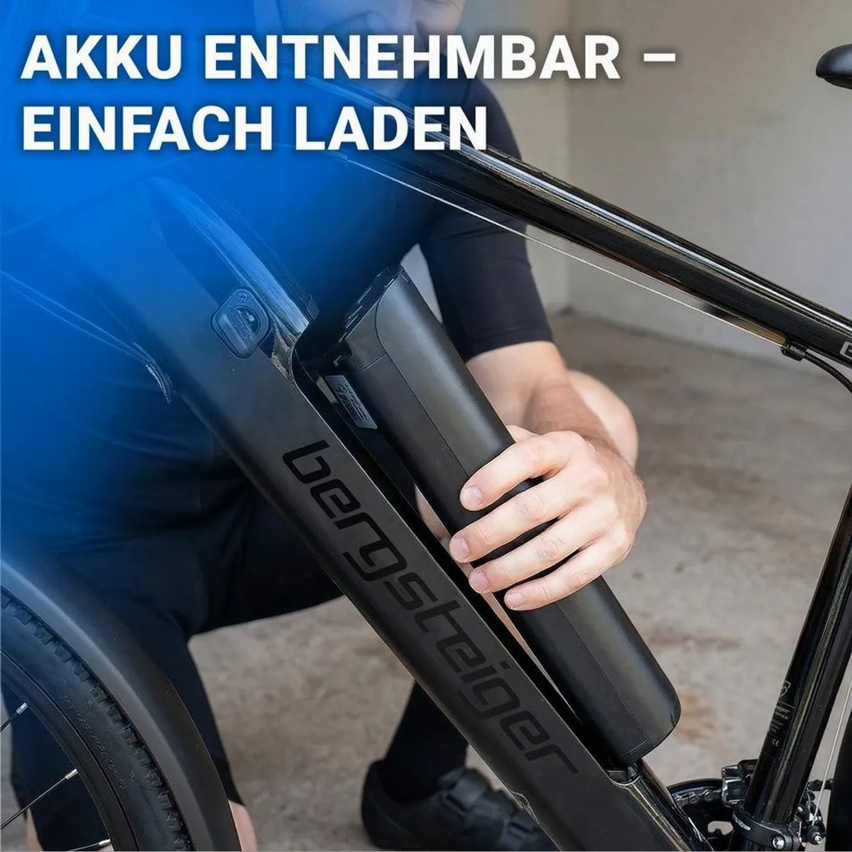 bergsteiger Cannock E-Mountainbike, 250 Watt Motor, 24 Gang, Hydraulikbremsen 4