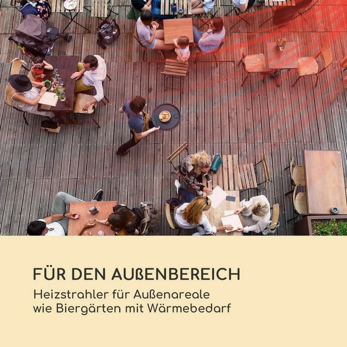 blumfeldt Heat Giant Infrarotheizung, 2000 W Leistung, IP44/IP65-zertifiziert 5