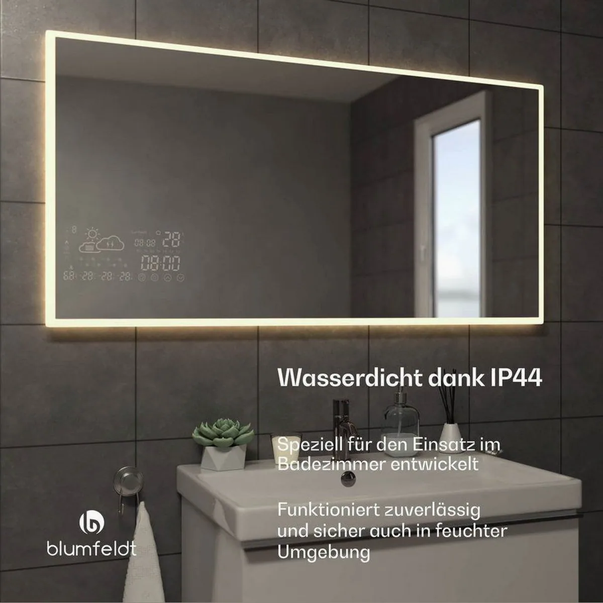 blumfeldt ReflectiHeat Infrarotheizung, 600 W, geräuschlos, energiesparend, vielseitig montierbar 3