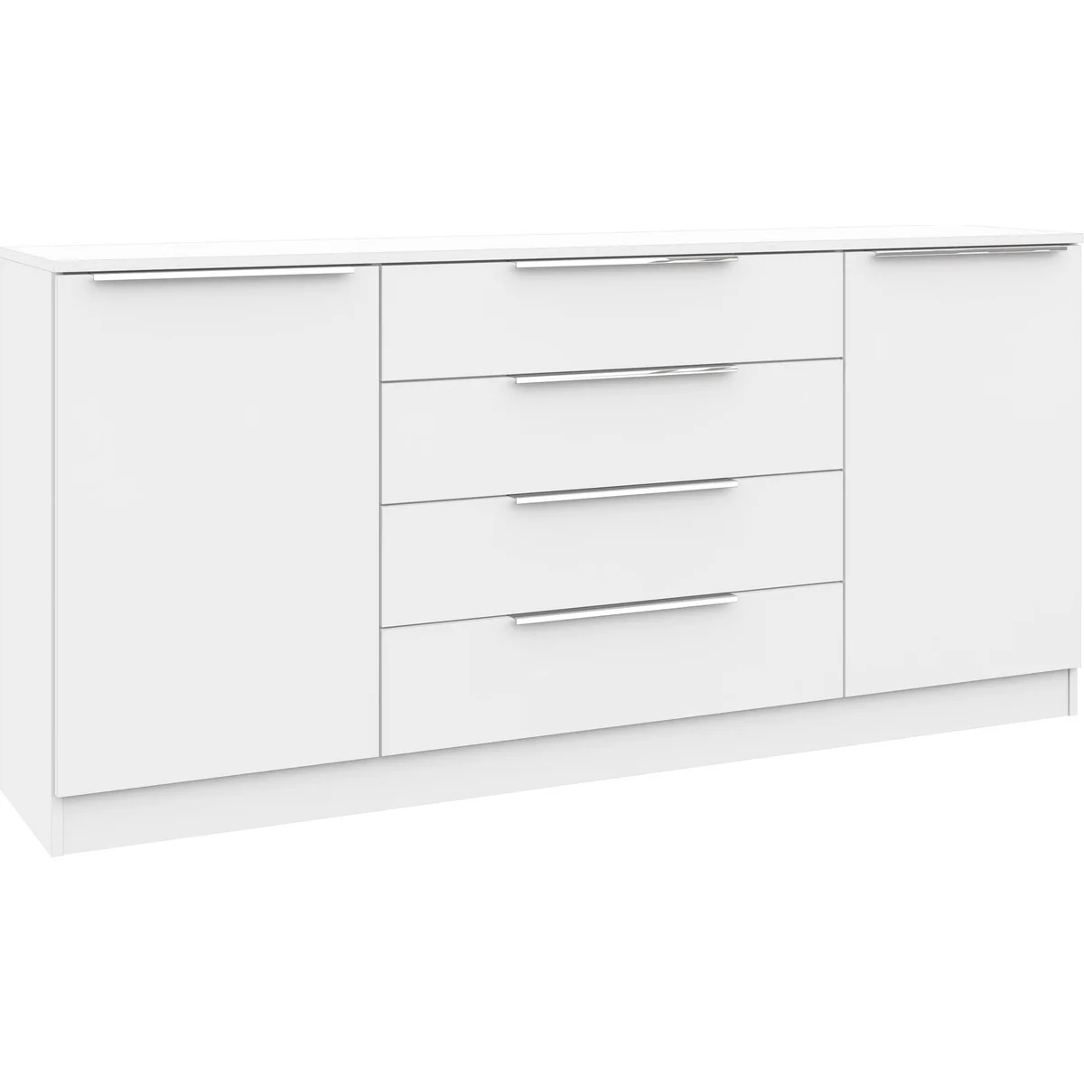 borchardt Möbel Kommode Oliva, modernes Sideboard mit 2 Türen und 4 Schubkästen 3
