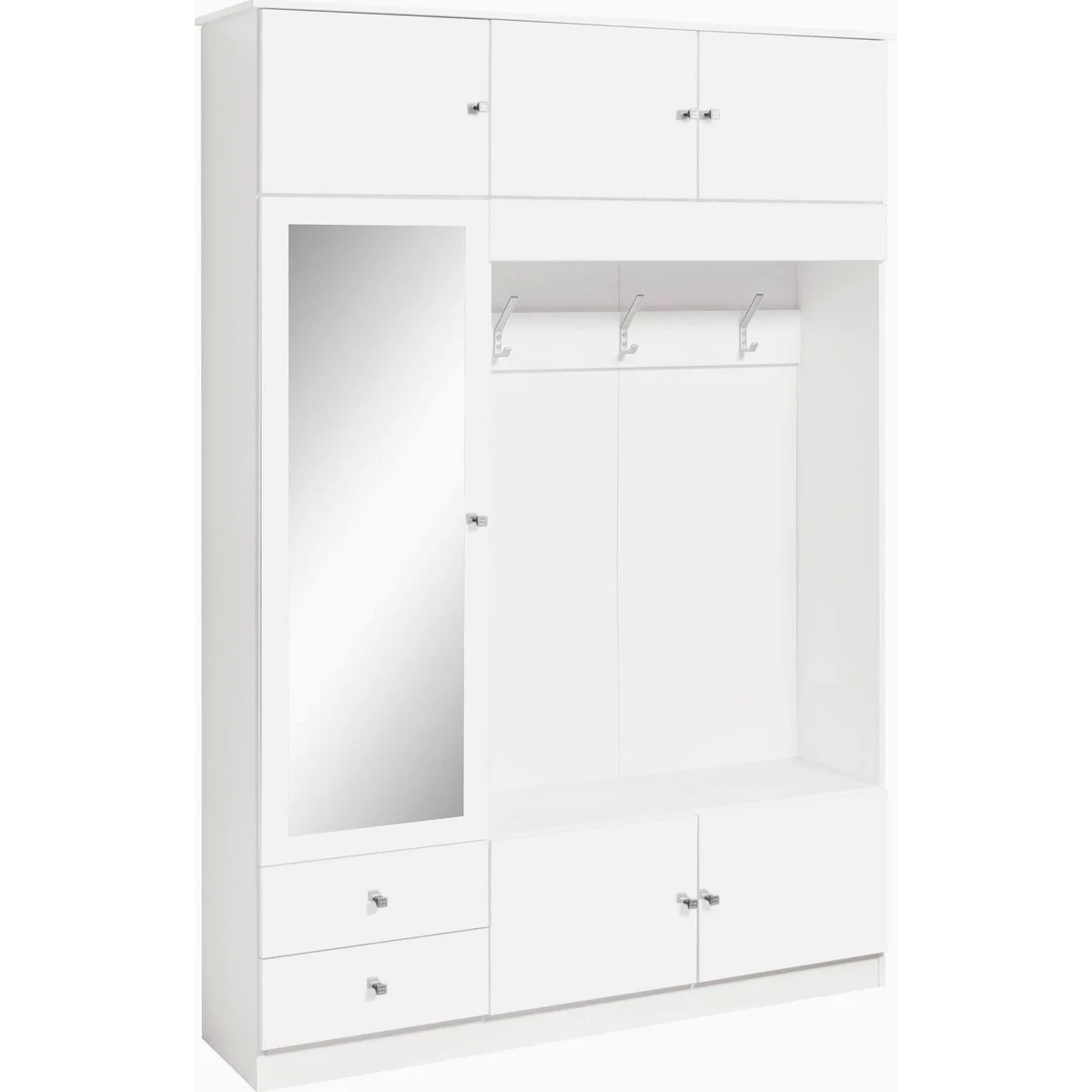 borchardt Möbel Kompakta Garderobenschrank, moderner Look, maximaler Stauraum, pflegeleichte Oberflächen