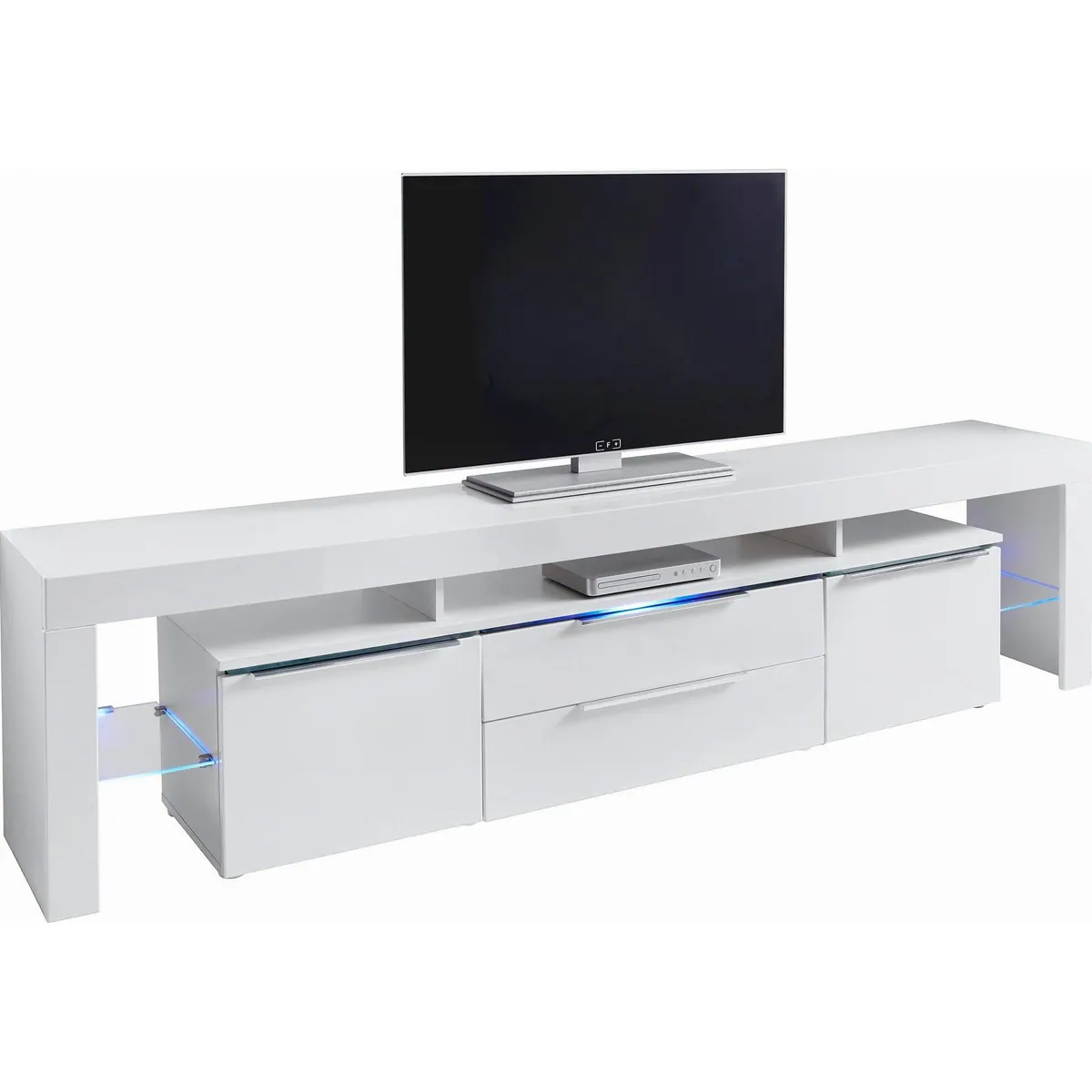 borchardt Möbel Lowboard Lima, elegantes Hochglanz-Design, vielseitige Stauraumlösungen