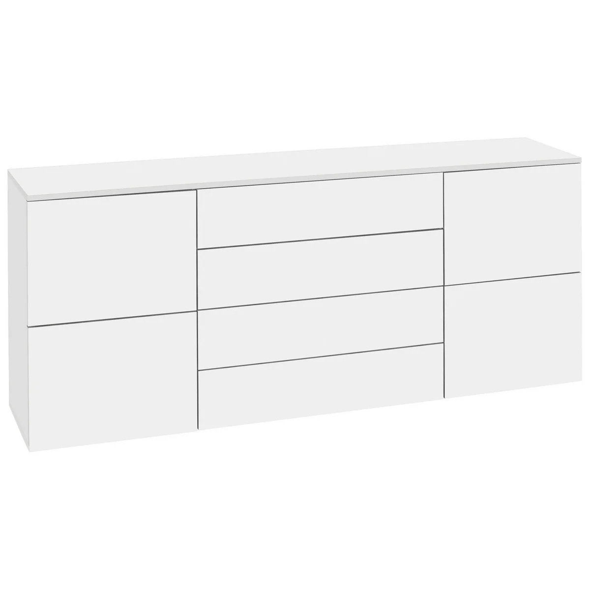 borchardt Möbel Rova Sideboard, modernes Design, praktische Push-to-Open-Funktion