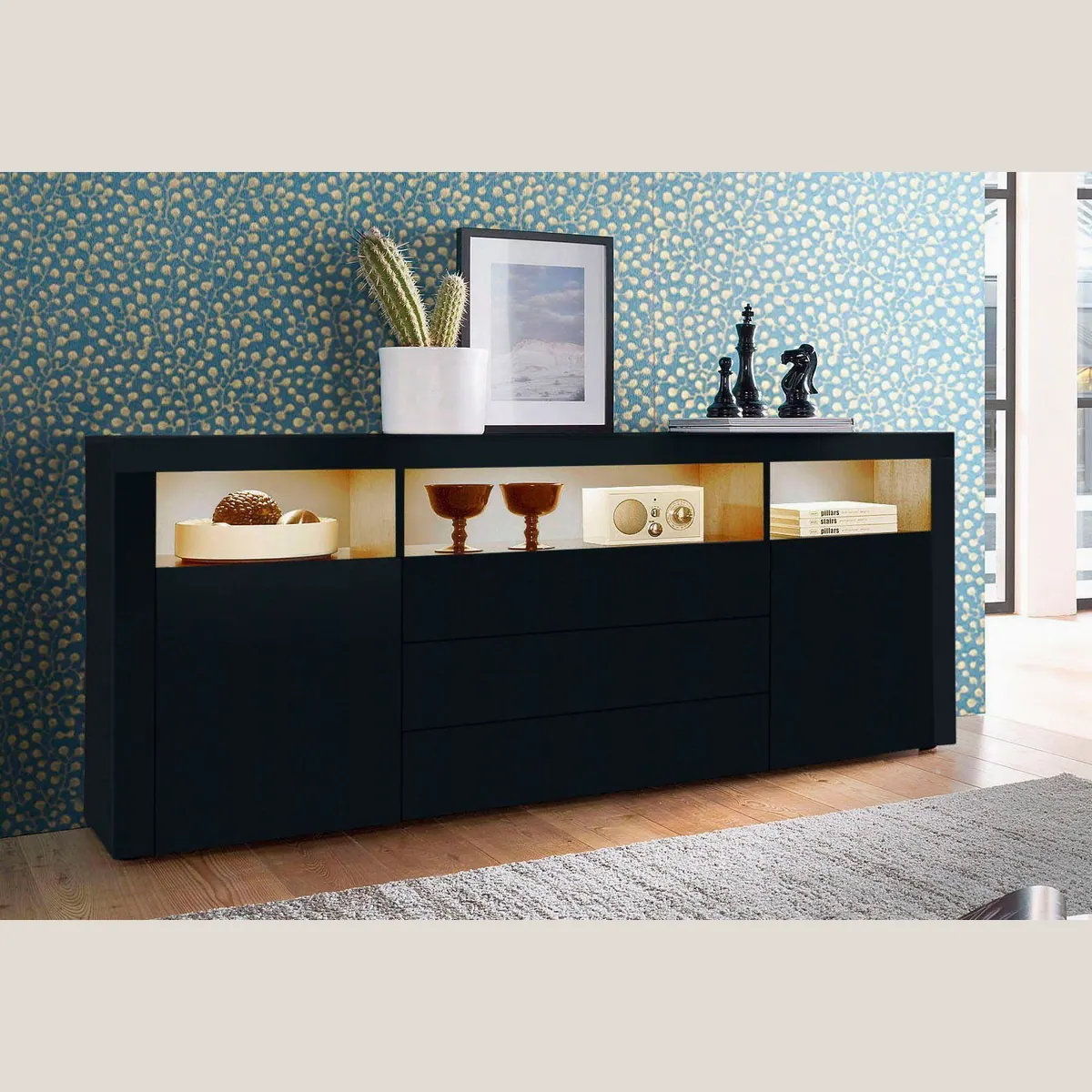 borchardt Möbel Sideboard Santa Fé, modernes Design, großzügiger Stauraum