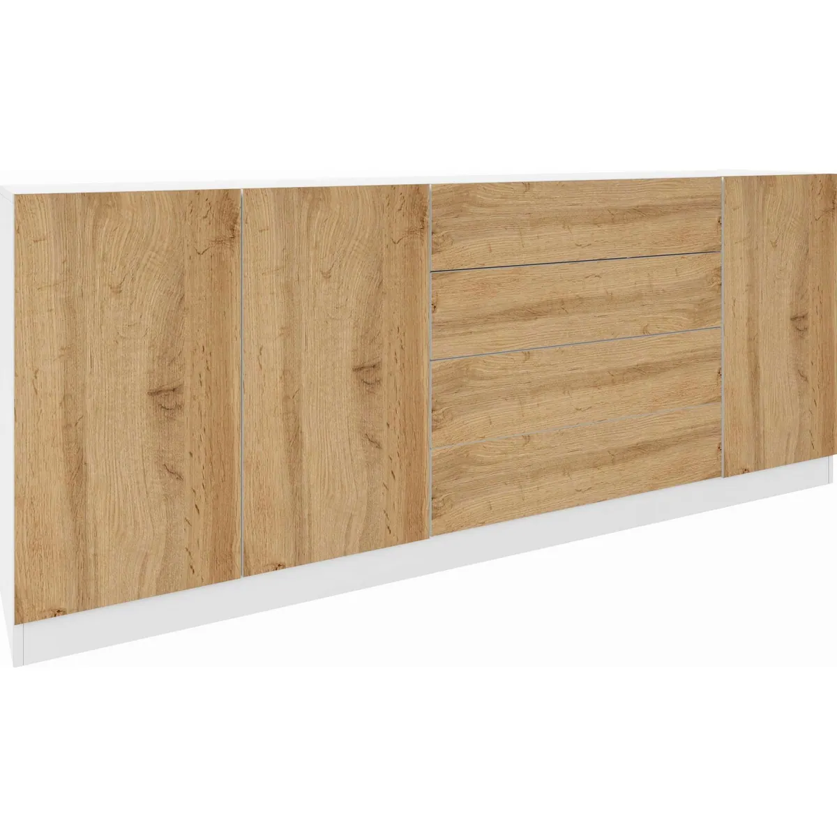 borchardt Möbel Vaasa Sideboard, 3 Türen, 4 Schubkästen – modern & funktional 2