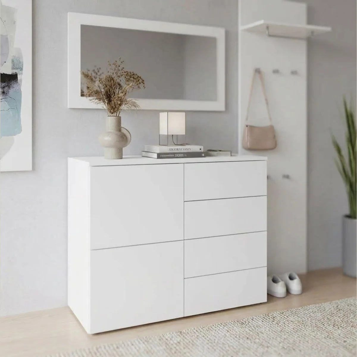 borchardt Möbel Kommode Rova, praktisches Sideboard mit Push-to-open-Funktion 5