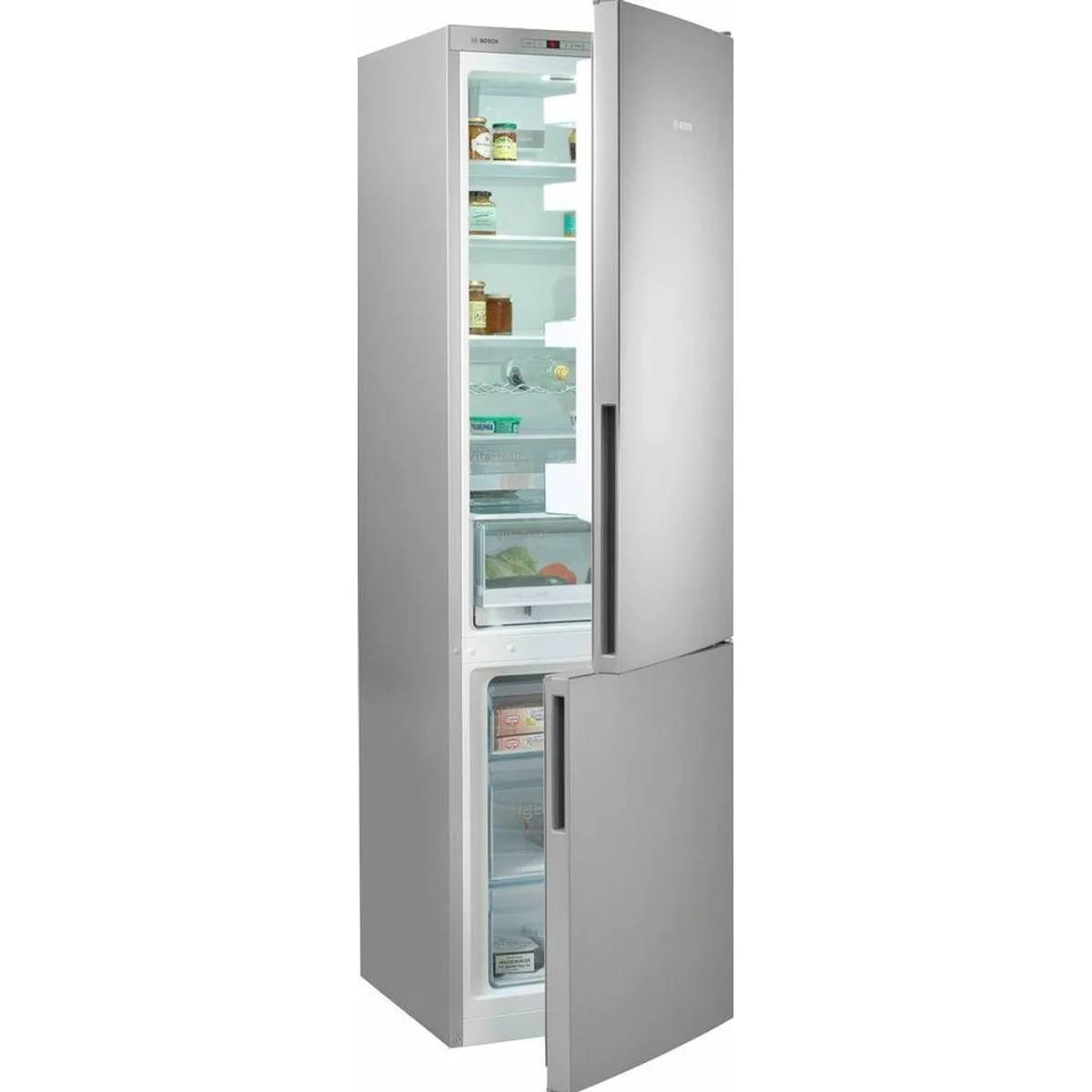 BOSCH Kühl-/Gefrierkombination KGE39ALCA, Low Frost, VitaFresh Schublade, Super Kühlen 2