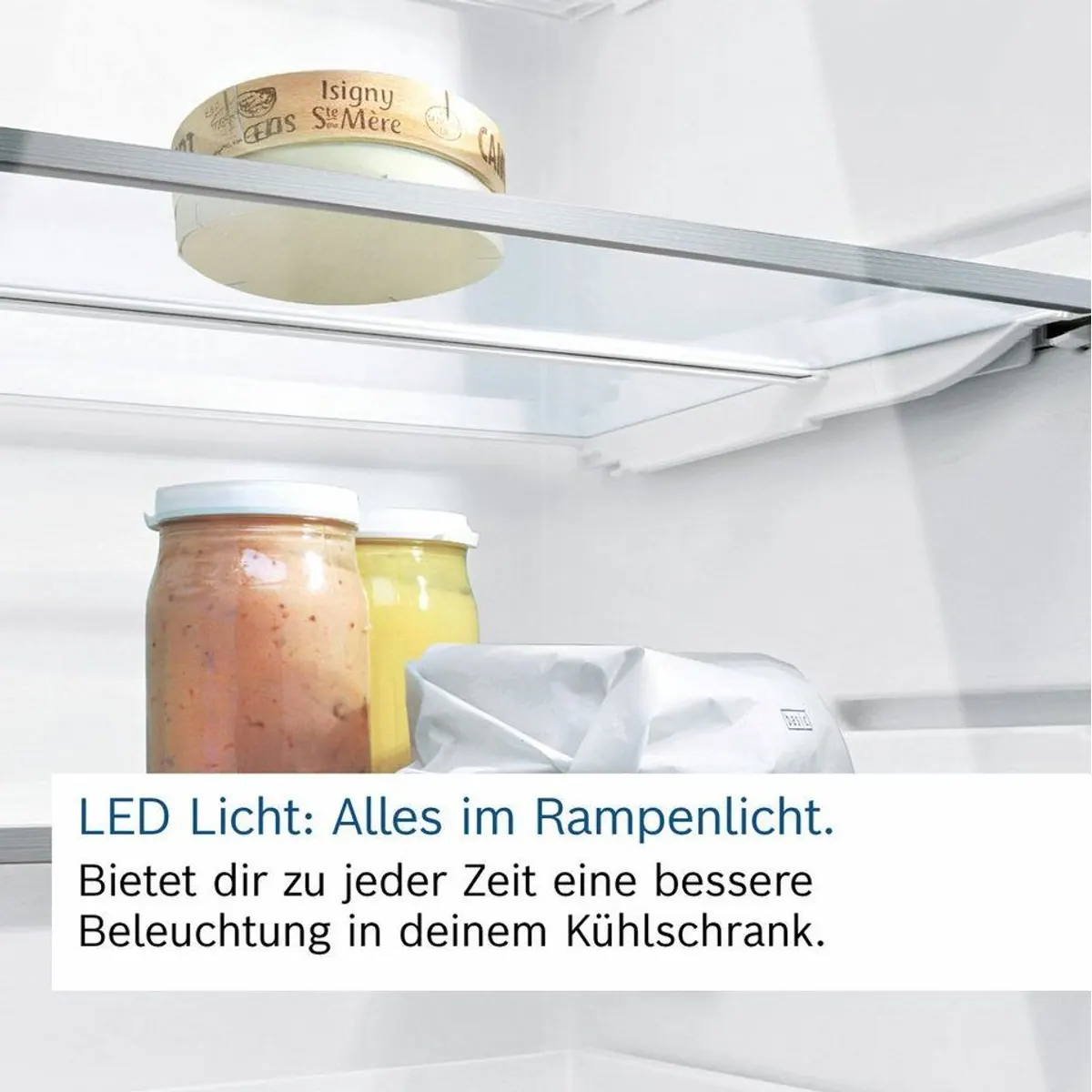 BOSCH Kühl-/Gefrierkombination KGE39ALCA, Low Frost, VitaFresh Schublade, Super Kühlen 4