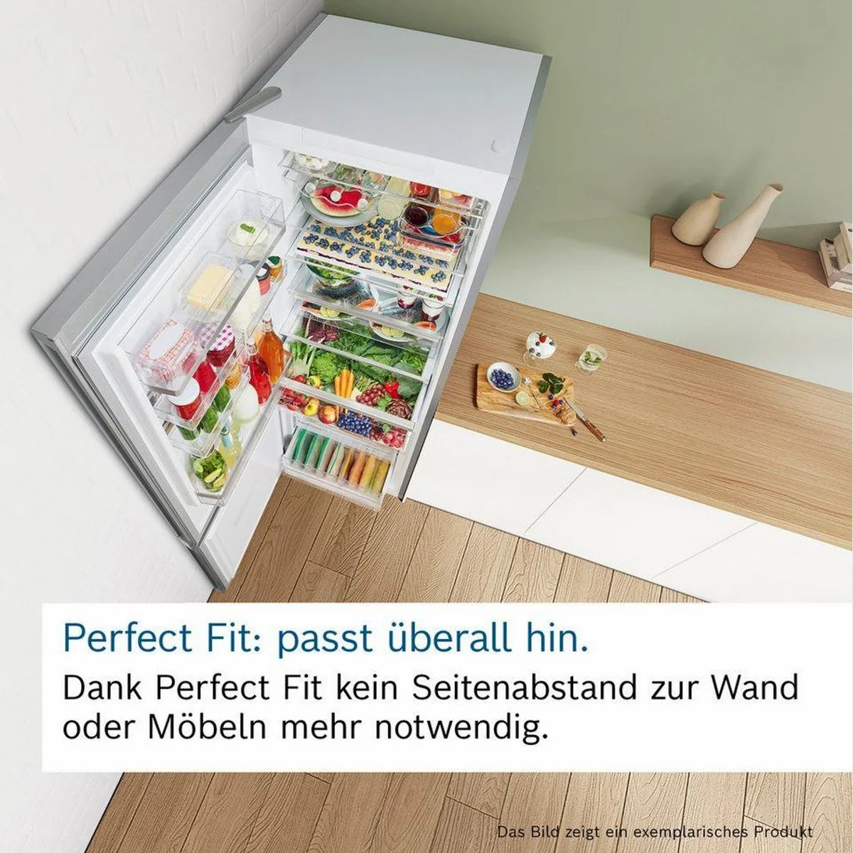 BOSCH KGE398IBP Kühl-/Gefrierkombination, VitaFresh XXL, energieeffizient, 201 cm hoch 4