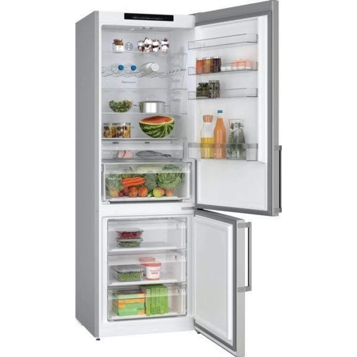 BOSCH KGN49VICT Kühl-/Gefrierkombination, VitaFresh XXL Schublade, No Frost, LED-Licht