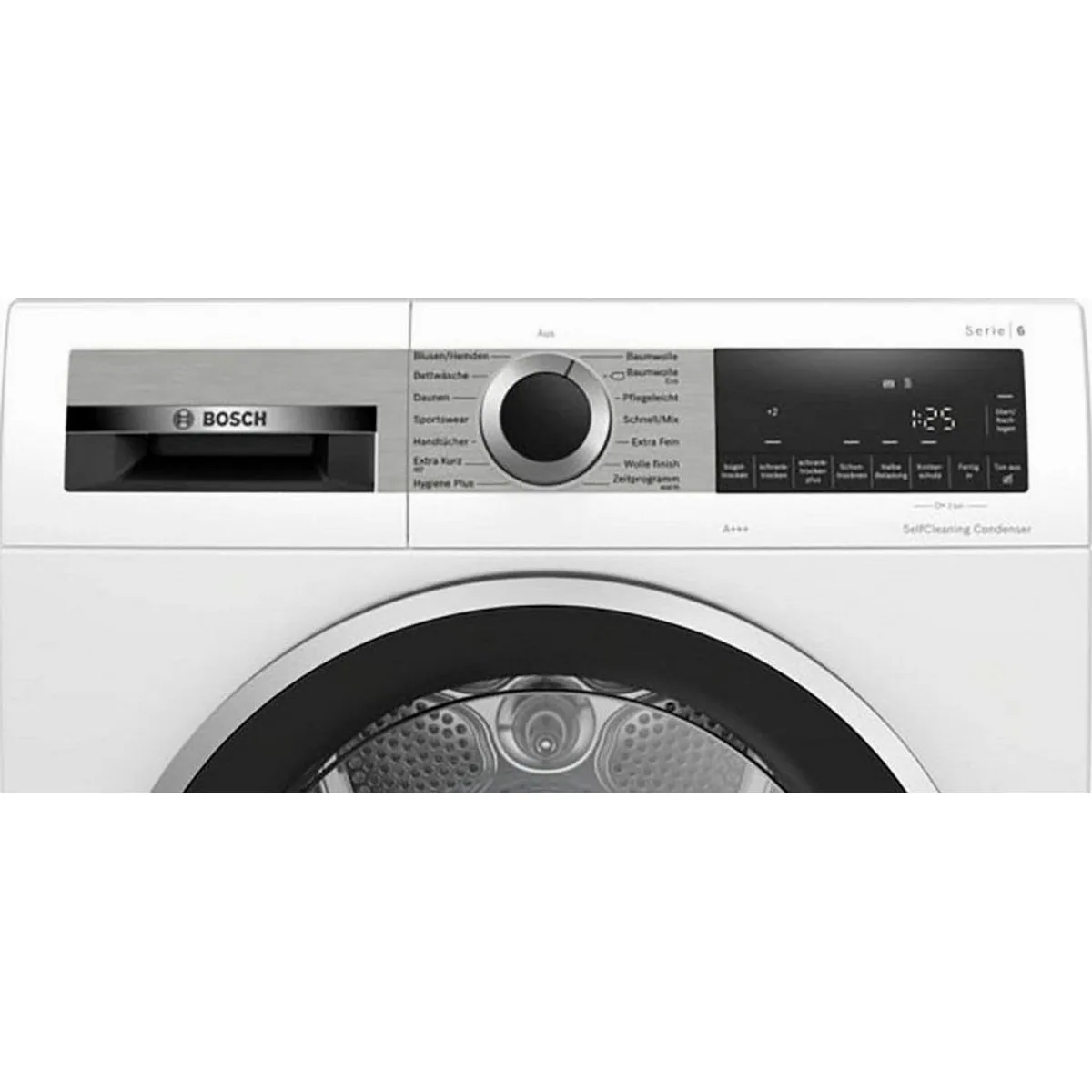 BOSCH WQG235D00 Wärmepumpentrockner, Selbstreinigender Kondensator, Halbe Beladung, Reversierende Trommel 5