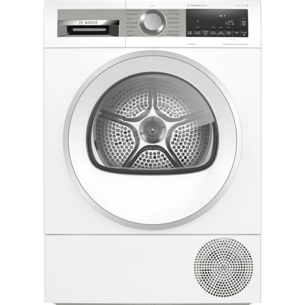 BOSCH Wärmepumpentrockner Serie 6 WQG235DH0, 8 kg Kapazität, energieeffizient und leise