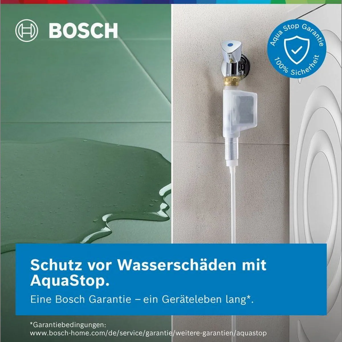 BOSCH Waschmaschine Serie 8 WGB244040, 9 kg Fassungsvermögen, 1400 U/min Schleuderdrehzahl 2