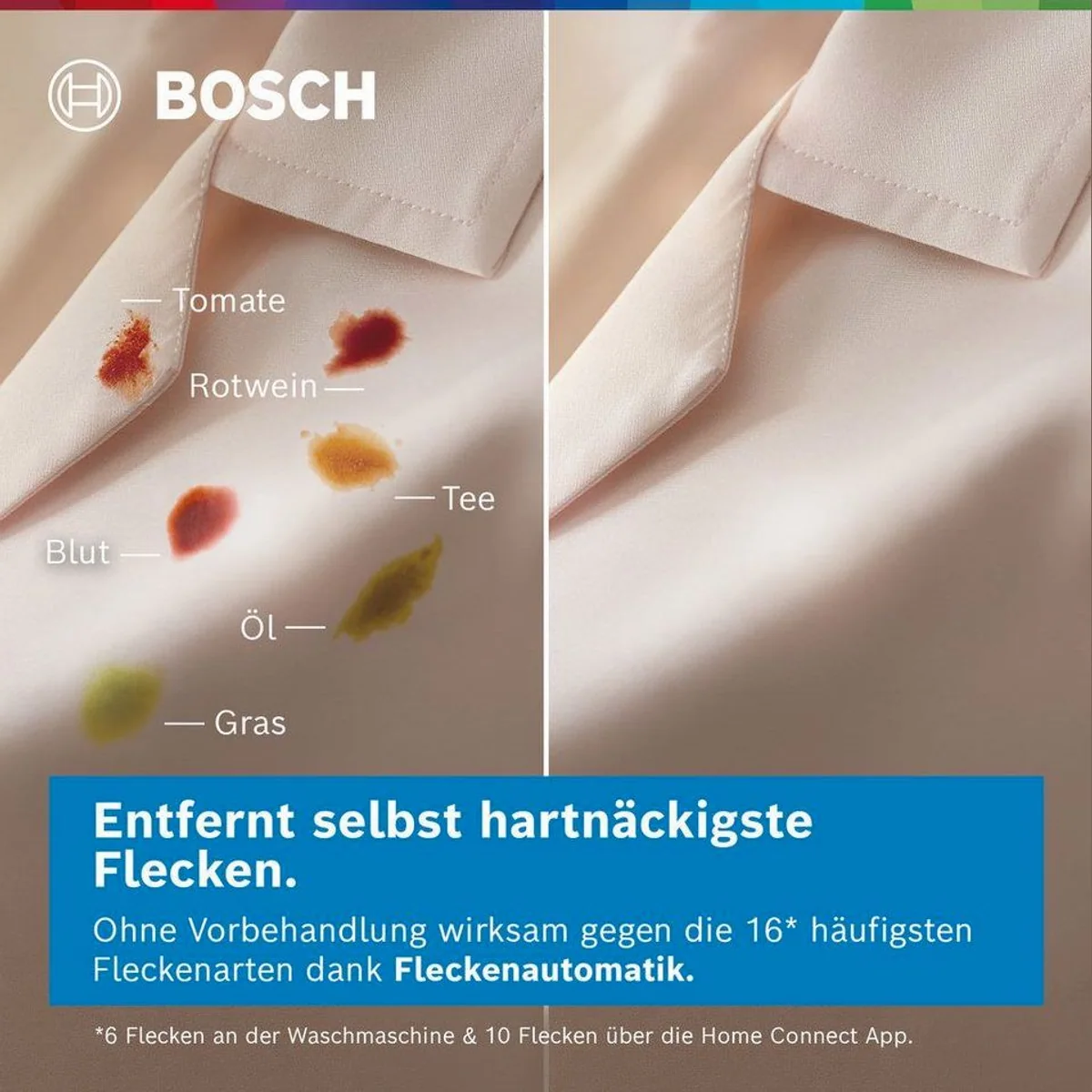 BOSCH Waschmaschine Serie 8 WGB244040, 9 kg Fassungsvermögen, 1400 U/min Schleuderdrehzahl 4