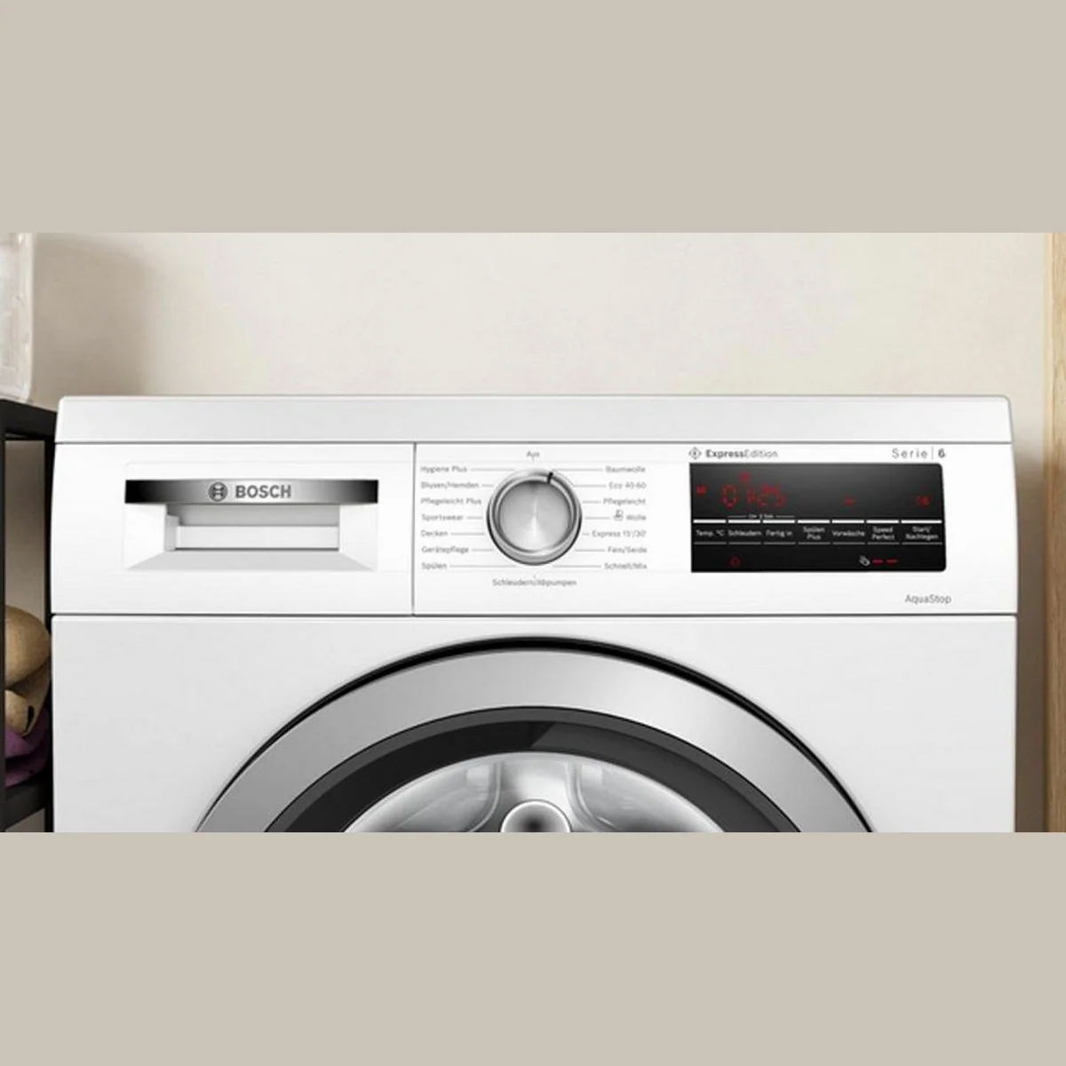 BOSCH Waschmaschine Serie 6 WUU28TH1, 8 kg, 1400 U/min, EcoSilence Drive 2