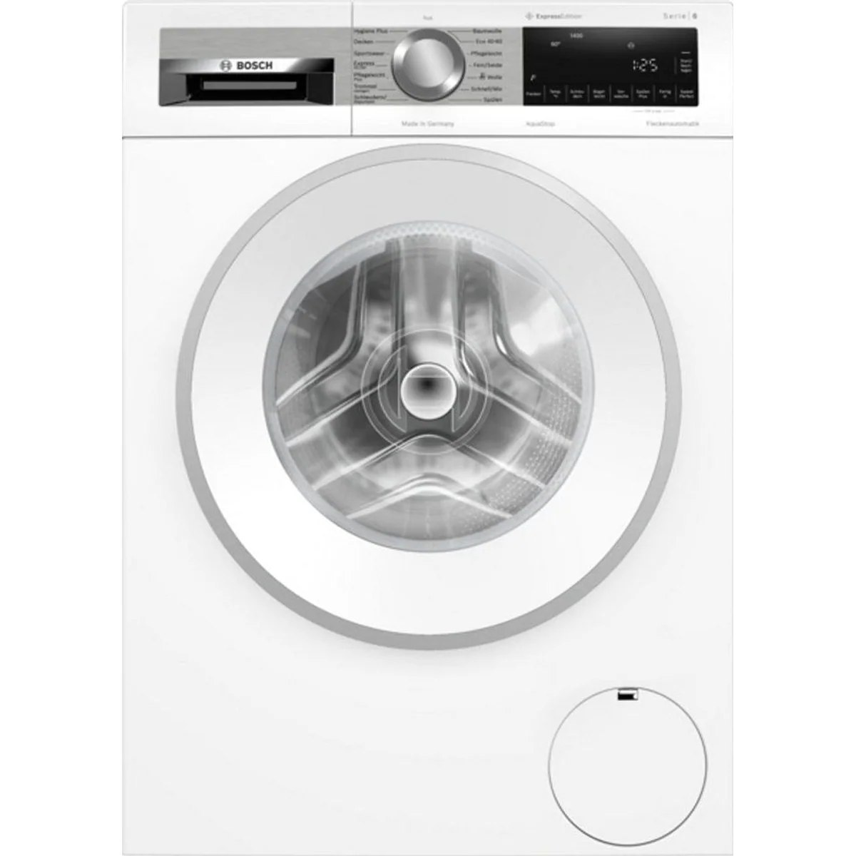 BOSCH 6 WGG2441H0 Waschmaschine, 9 kg, 1400 U/min, EcoSilence Drive, AquaStop