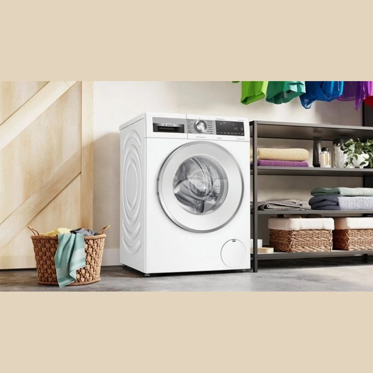 BOSCH 6 WGG2441H0 Waschmaschine, 9 kg, 1400 U/min, EcoSilence Drive, AquaStop 3