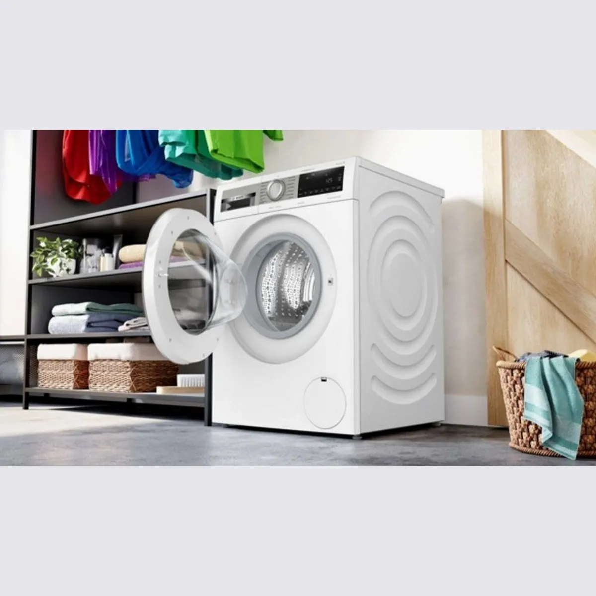 BOSCH 6 WGG2441H0 Waschmaschine, 9 kg, 1400 U/min, EcoSilence Drive, AquaStop 4