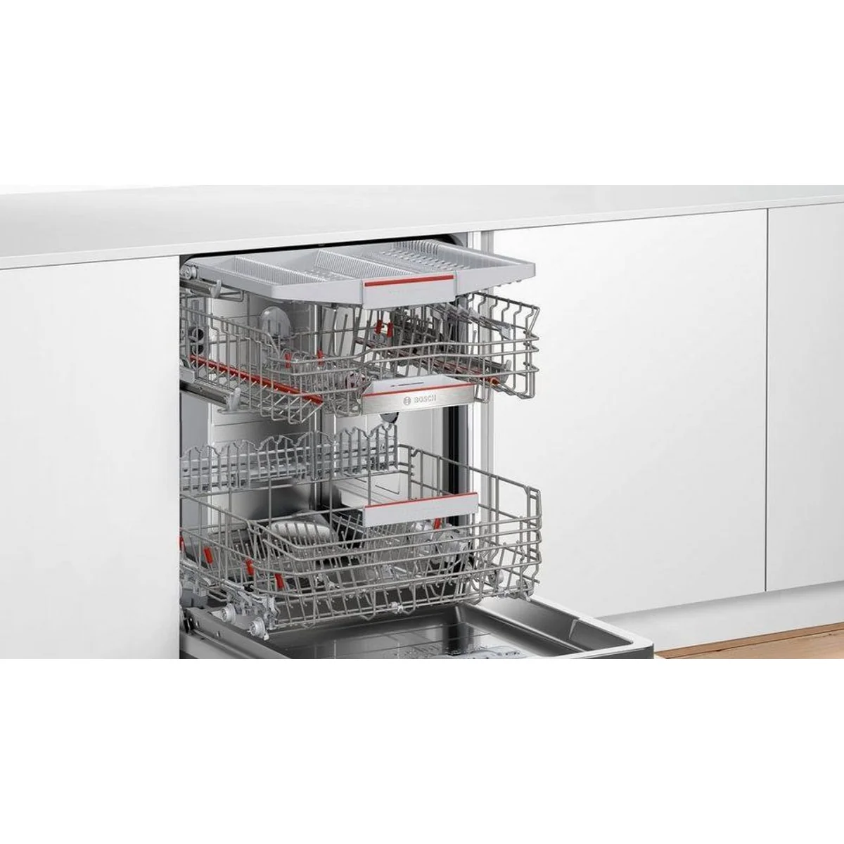 BOSCH Unterbaugeschirrspüler Serie 6 SMU6ZCS16E, 14 Maßgedecke, 3-fach Rack Matic 2