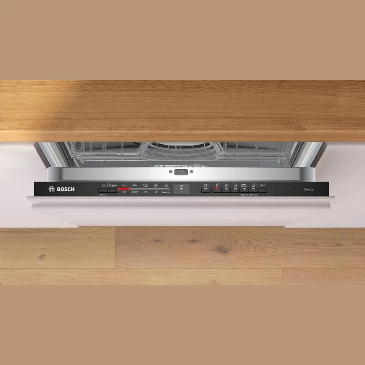 BOSCH SMV2HVX02E Geschirrspüler, 14 Maßgedecke, VarioSchublade & InfoLight 4