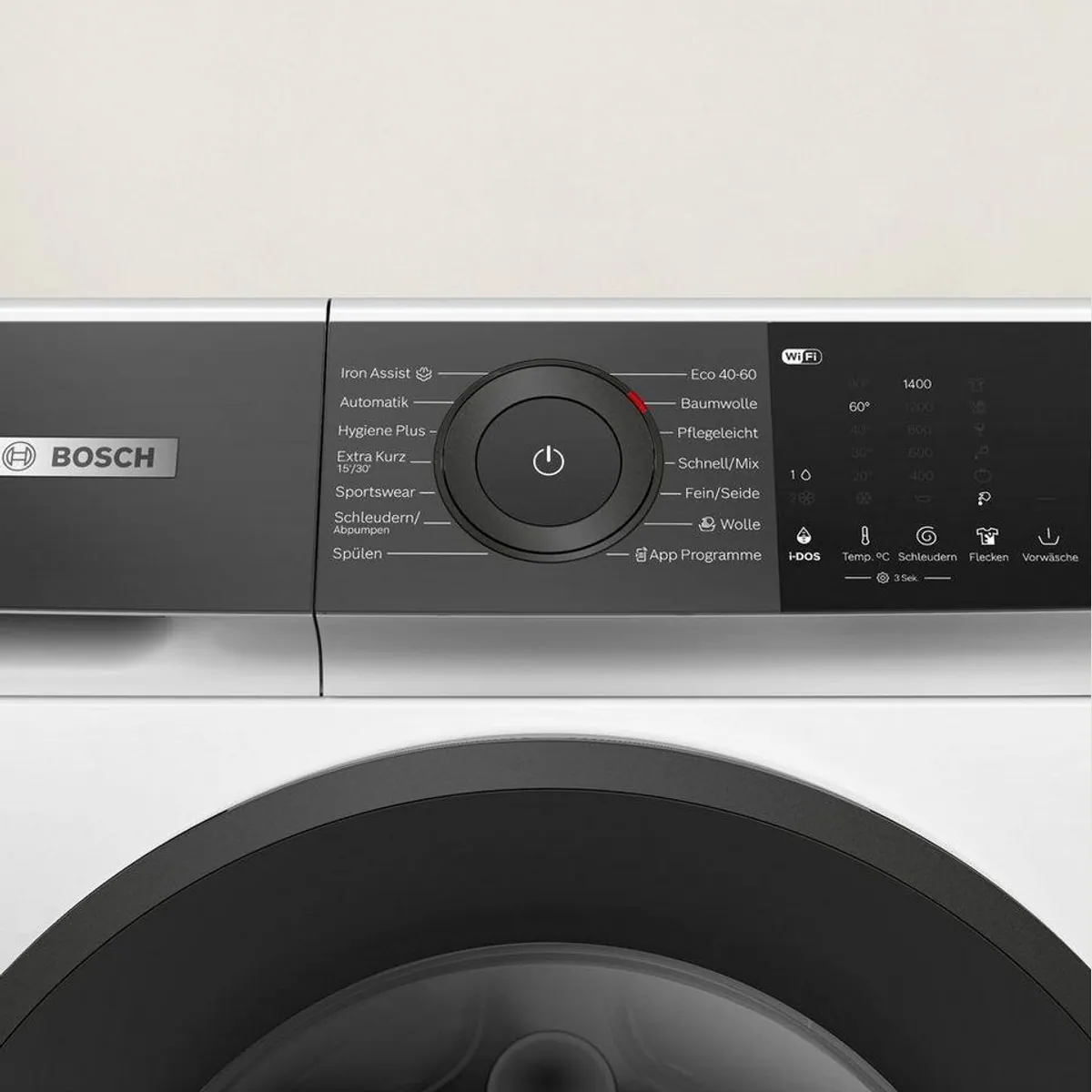 BOSCH WGH244A40 Waschmaschine, 9 kg, 1400 U/min, Home Connect, i-DOS 3