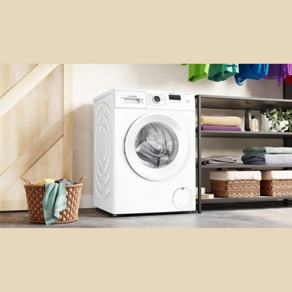BOSCH WGE0241H Waschmaschine, 7 kg, 1400 U/min, Eco Silence Drive 4