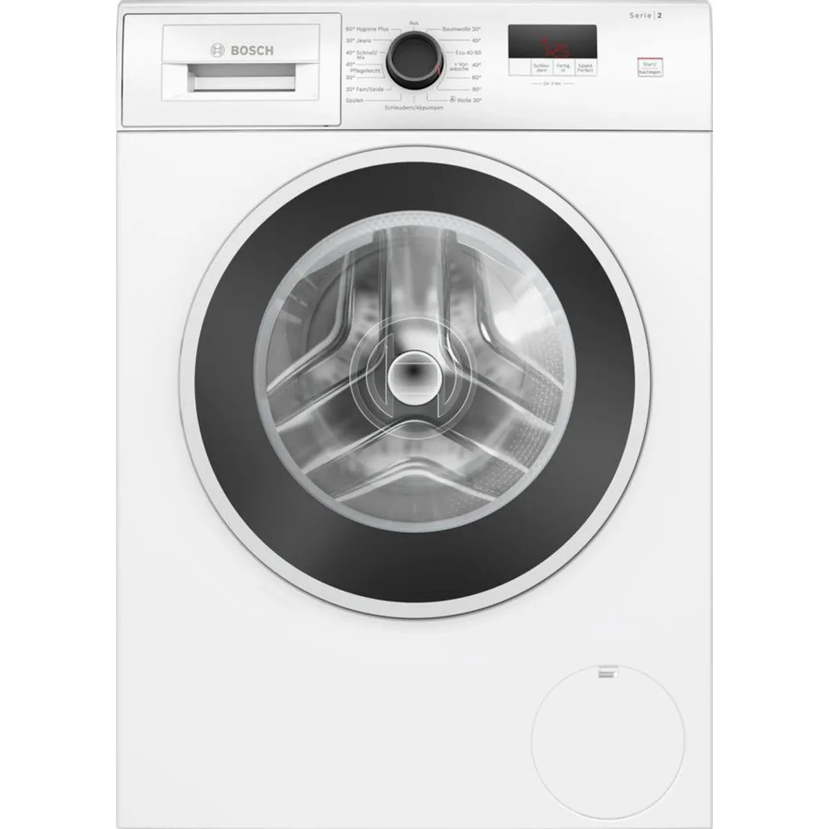 BOSCH WGE0240V Waschmaschine, 7 kg, 1400 U/min, energiesparend, Nachlegefunktion