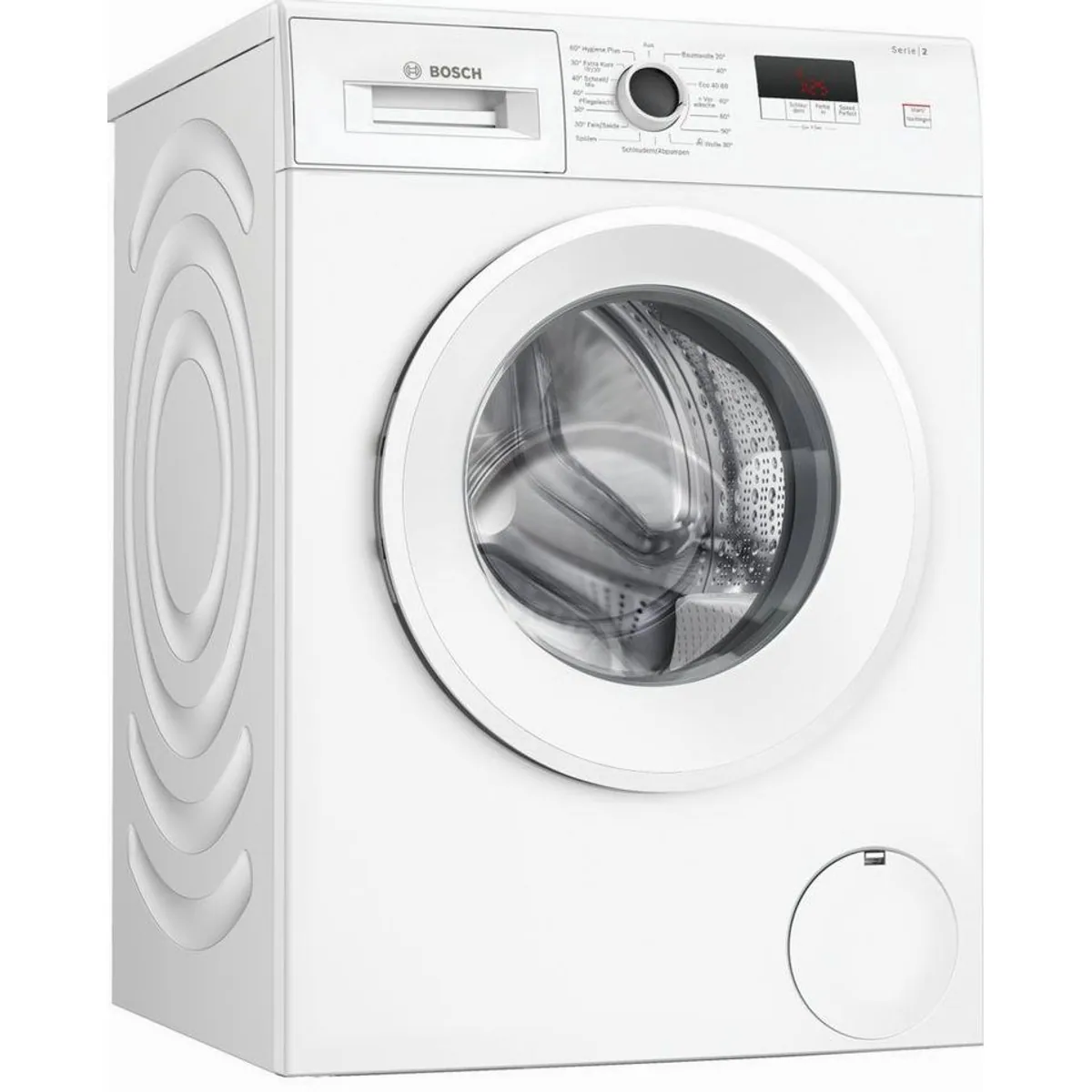 BOSCH Waschmaschine Serie 2 WGE02420, 7 kg, 1400 U/min — effiziente Reinigung, leise im Betrieb, platzsparendes Design