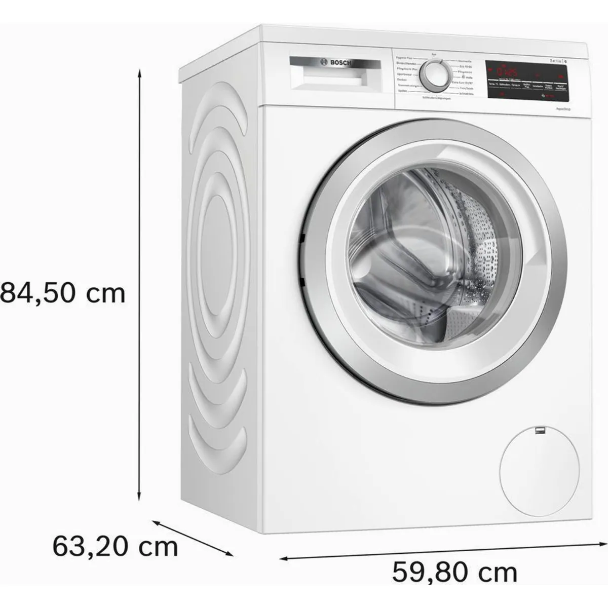 BOSCH WUU28T42 Waschmaschine, 9 kg, 1400 U/min, Unterbaufähig, Energieeffizienzklasse A 4