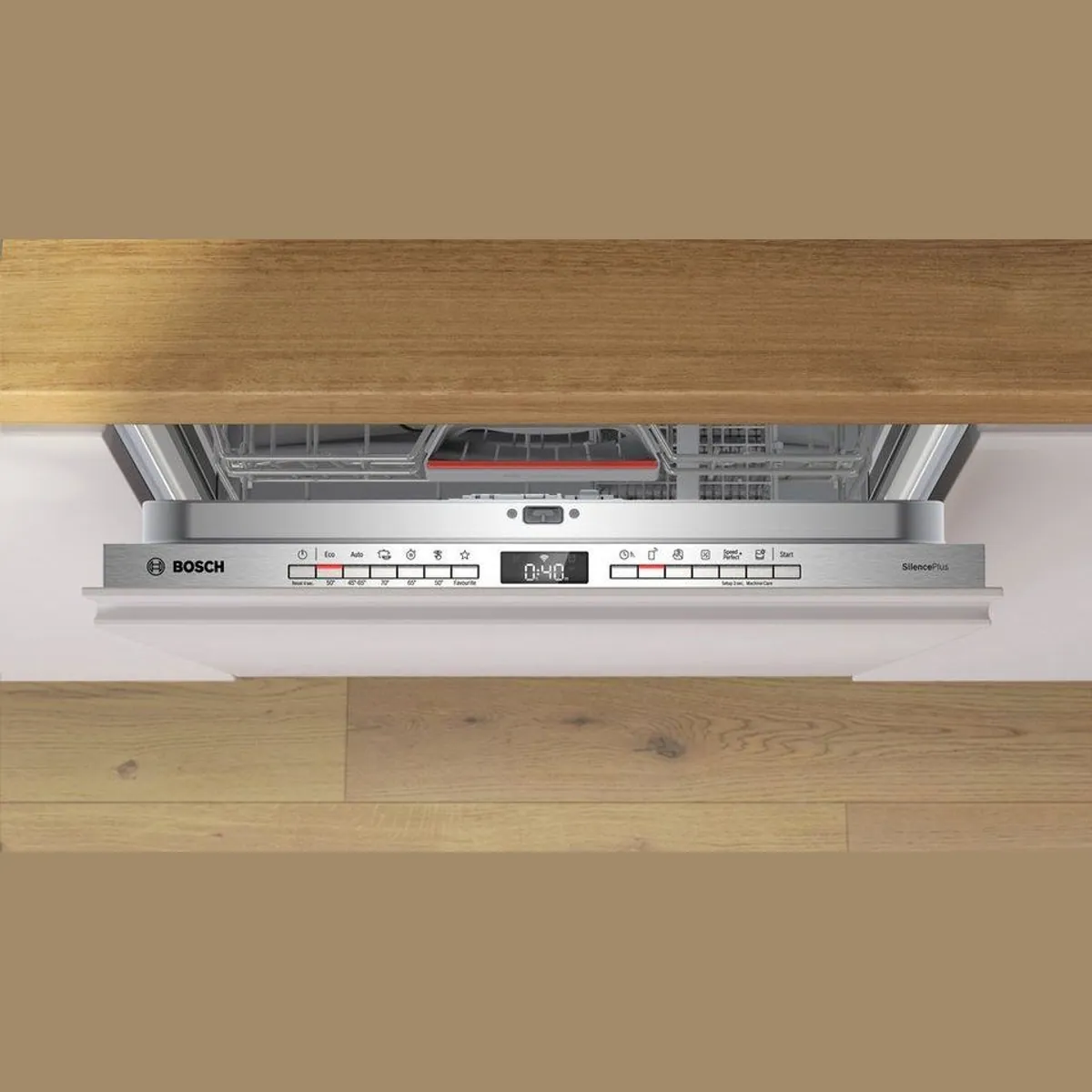 BOSCH SMV4ETX08E Geschirrspüler, 13 Maßgedecke, automatische Türöffnung, infoLight, 3-fach Rack Matic 2
