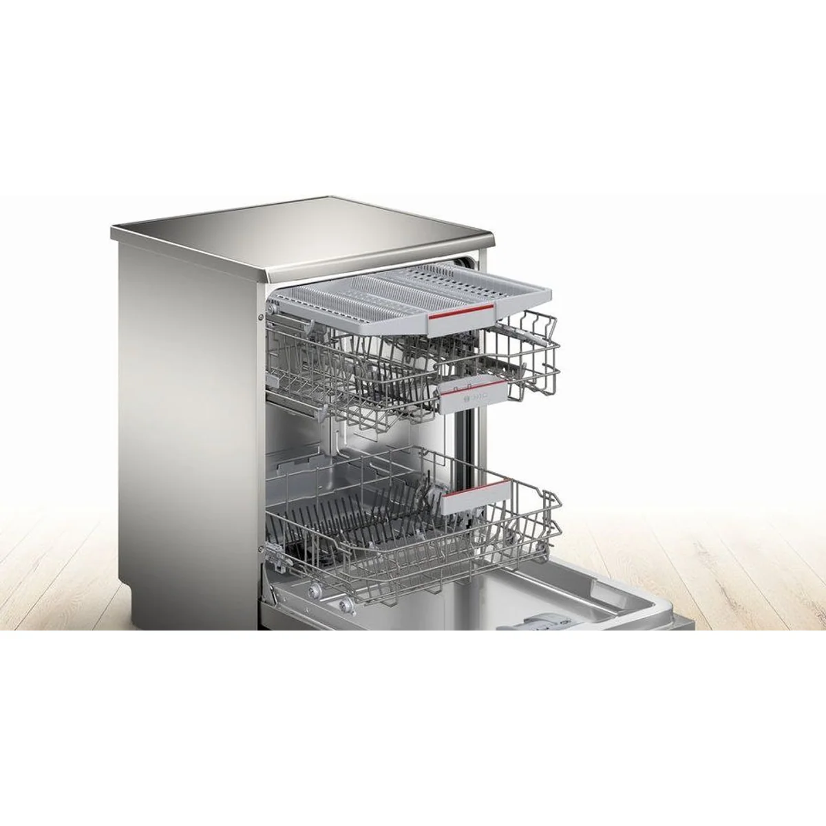 BOSCH Standgeschirrspüler Serie 4 SMS4EVI08E, 14 Maßgedecke, automatische Türöffnung 2