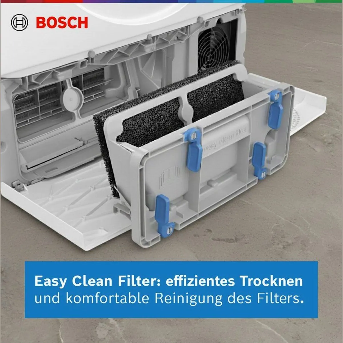 BOSCH Wärmepumpentrockner Serie 4 WTH83VV4, effizientes Trocknen, einfache Reinigung, hohe Energieeffizienz 2