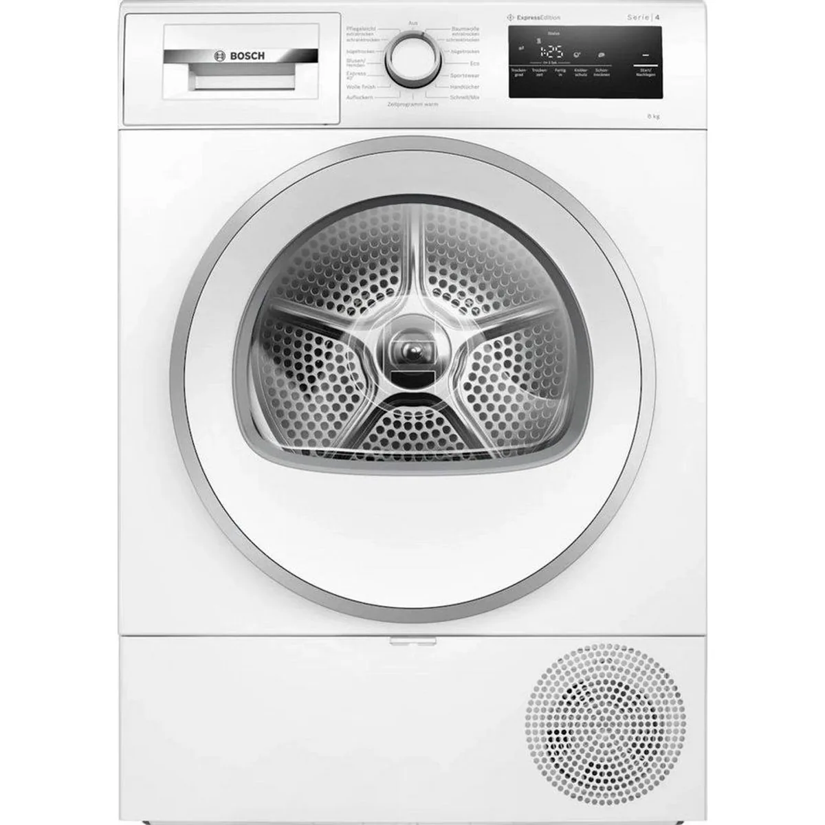 BOSCH WTH85VH4 Wärmepumpentrockner, 8 kg Füllmenge, EasyClean Filter, AllergyPlus Programm