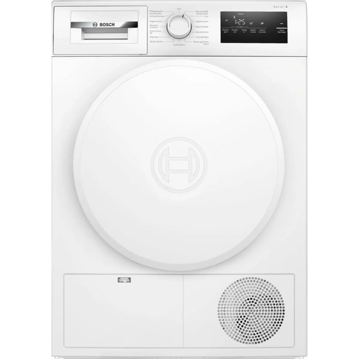 BOSCH Wärmepumpentrockner Serie 4 WTH83004, energieeffizient, leise, benutzerfreundlich