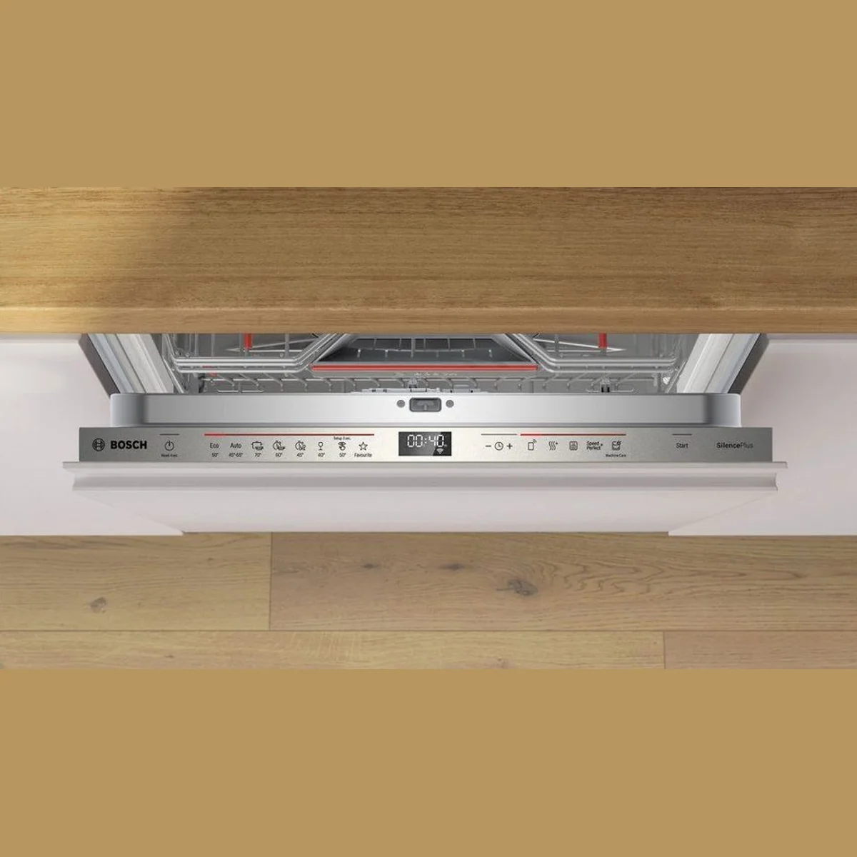 BOSCH SMD6ECX12E Geschirrspüler, 14 Maßgedecke, Max Flex Körbe, Time Light 5