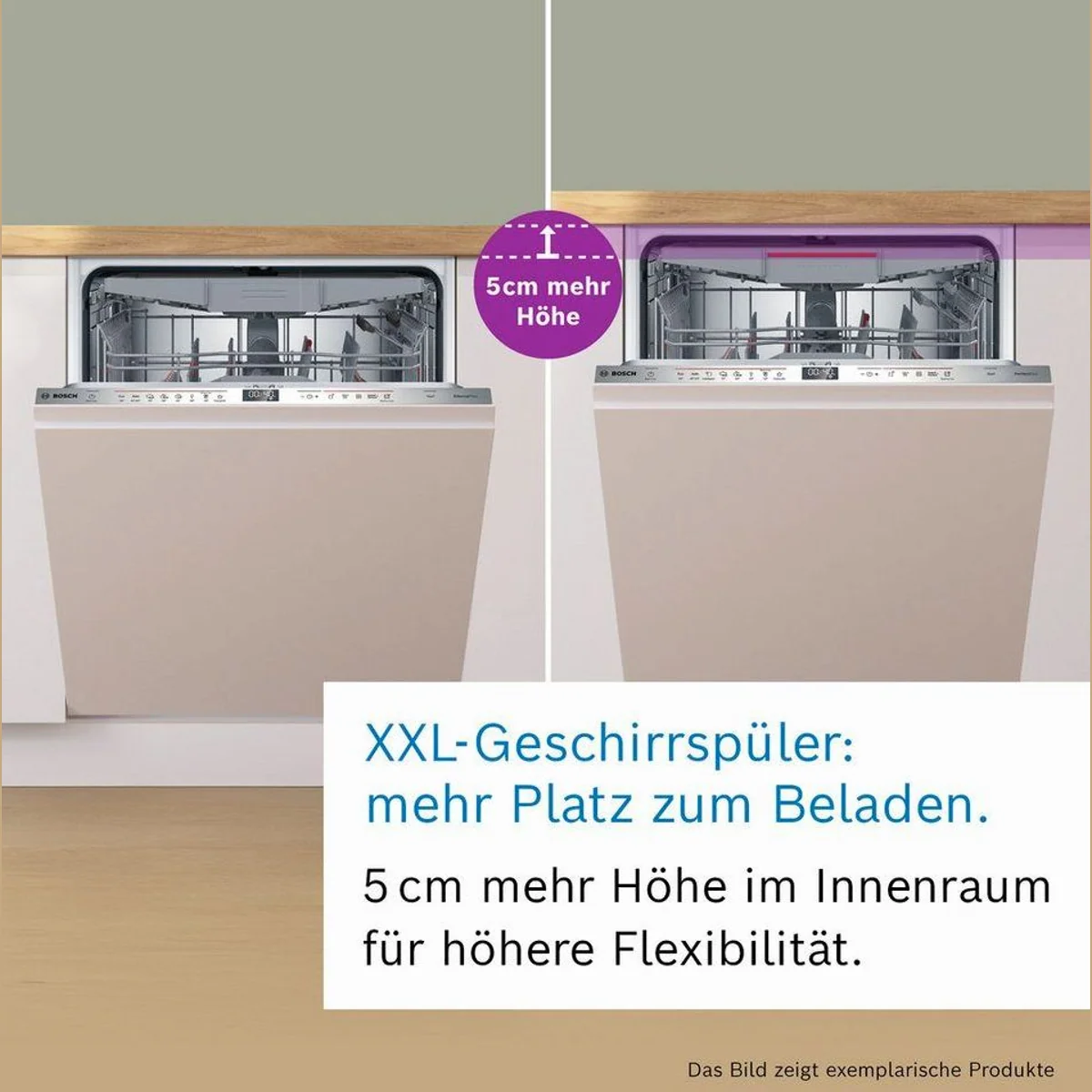 BOSCH SBH4ECX28E Geschirrspüler XXL, 14 Maßgedecke, automatische Türöffnung, flexible Körbe 2