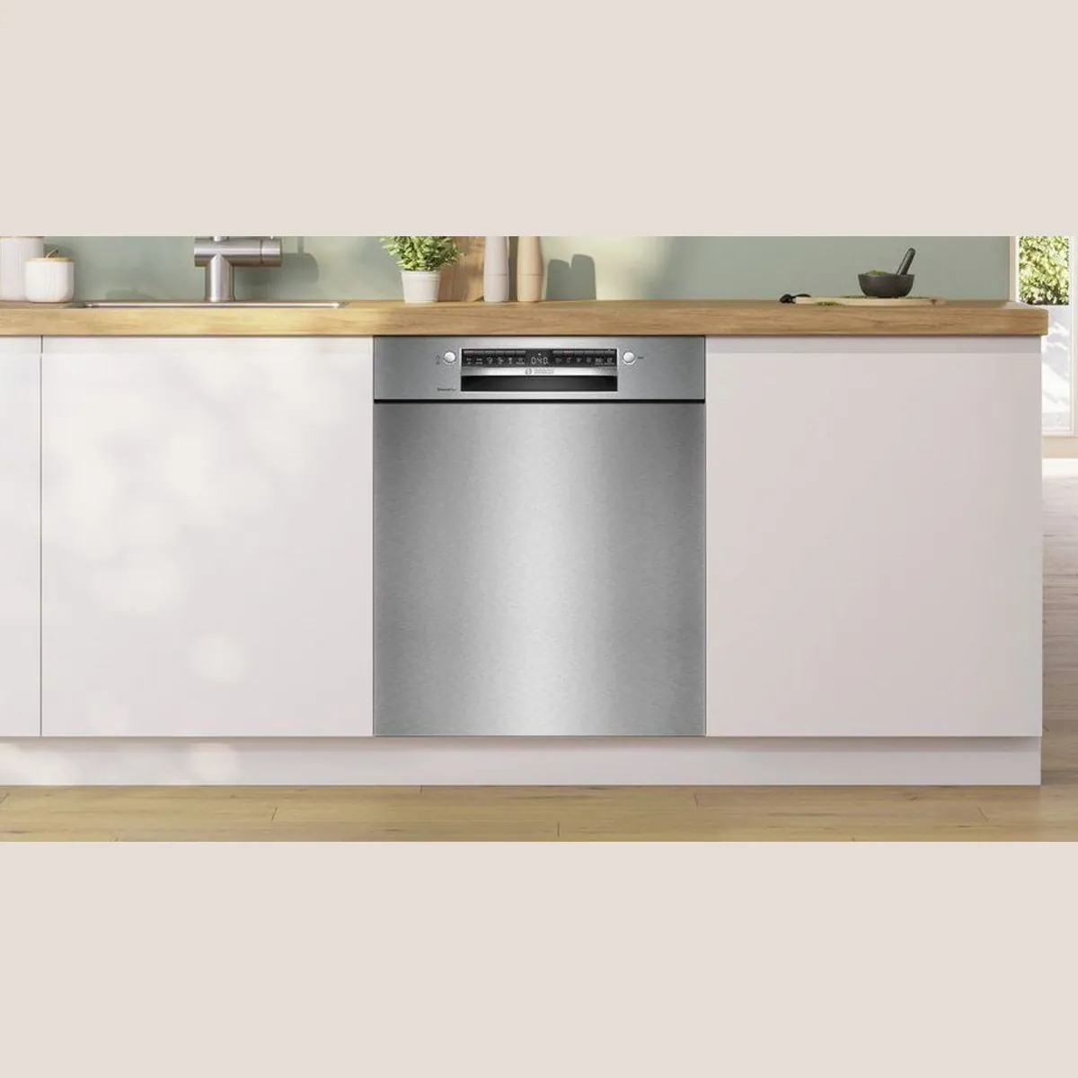 BOSCH SMU4EAS28E Unterbaugeschirrspüler, 13 Maßgedecke, flexible Körbe, automatische Türöffnung 2