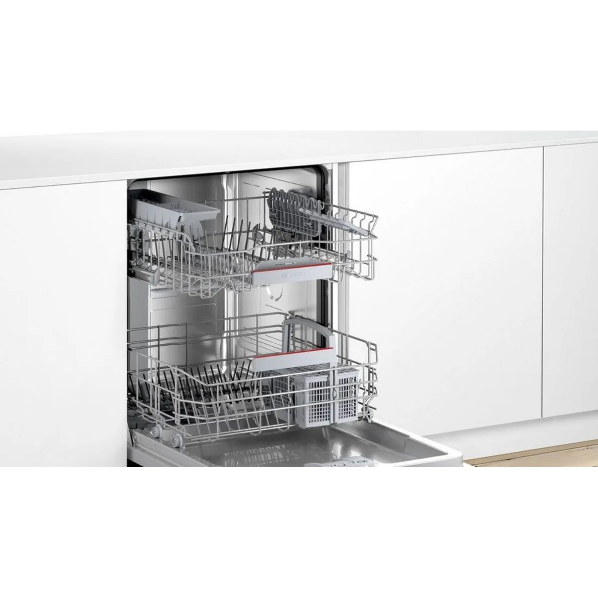 BOSCH SMU4EAS28E Unterbaugeschirrspüler, 13 Maßgedecke, flexible Körbe, automatische Türöffnung 3