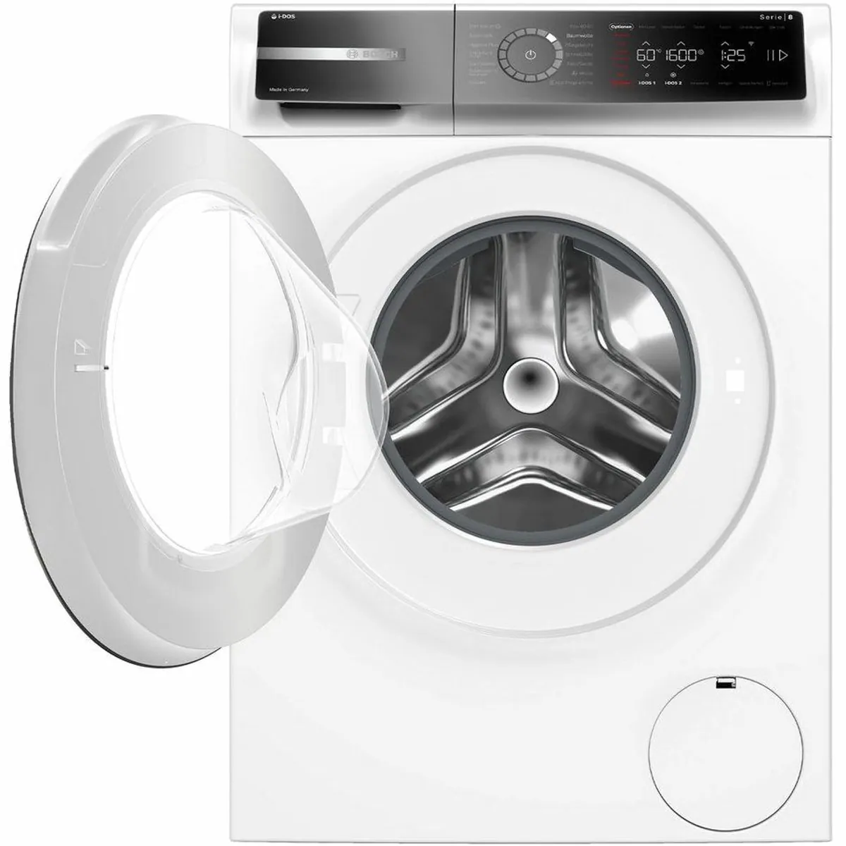 BOSCH Waschmaschine Serie 8 WGB256A41, 10 kg, 1600 U/min, i-DOS Automatik 3